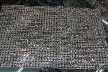 Hot fix adhesive glass chaton transfer 24*40cm