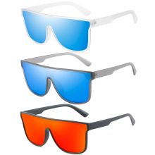 Wholesale Men's Sports Eyewear Polarized Sunglasses - Clear Frame Rimless Design