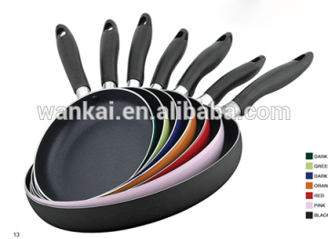 kitchen applience colorful nonstick pans fry pan