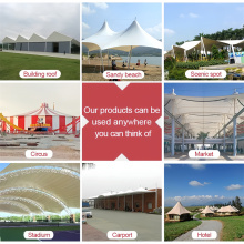 PTFE Membrane Structure Tent Stadium