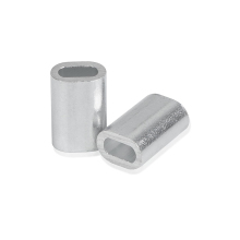 Aluminum Cable Ferrules, Oval Type Pipe Clamps in Metric Measurement System