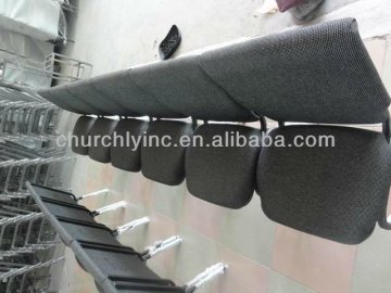 Stackable hotel padded chairs cheap used church chairs for sale AD-1222