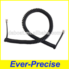 Rj11 telephone spring cord coiled cable