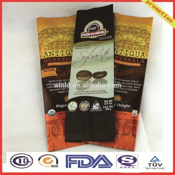 side gusset coffee bags