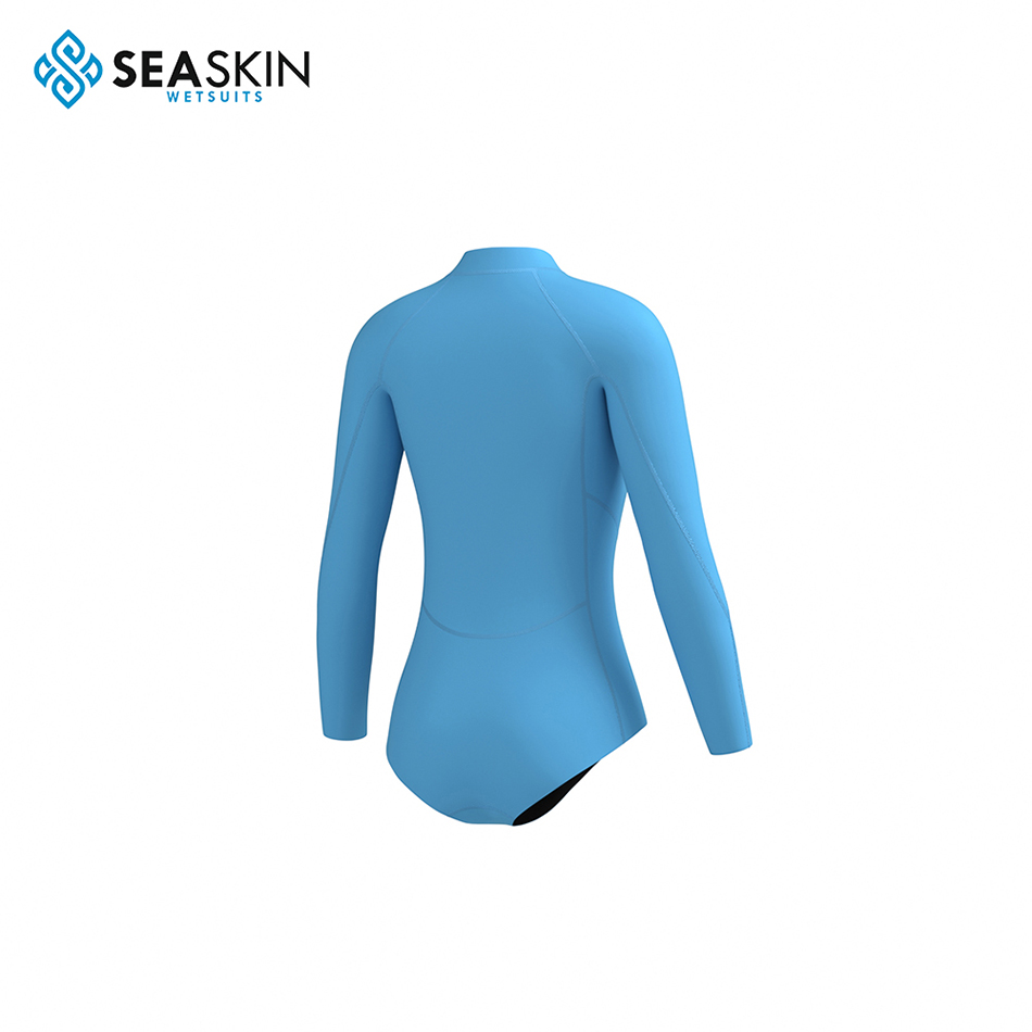 Seashin Neoprene Front Zip Surfing Wetsuit för kvinnor