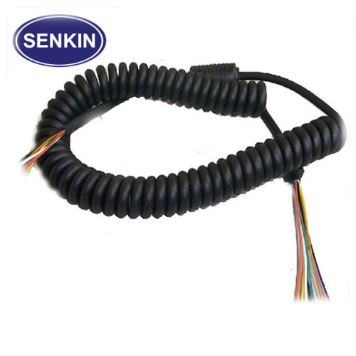 Oil Flame TPU/PU Spirax Data Spiral Cable
