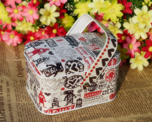 Handle Tin Box for Tea Coffee Cocoa Nuts Sweets