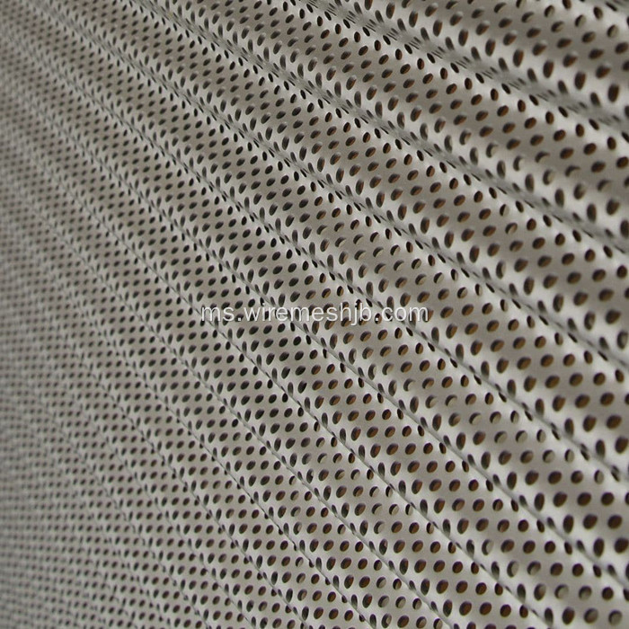 Perforated Al atau Cu Corrugated Roof Panels