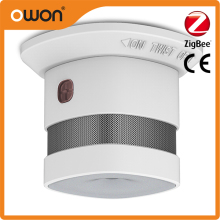 ZigBee wireless smoke detector for home security system