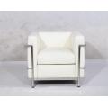 White Leather Le Corbusier LC2 Sachigaro Replica