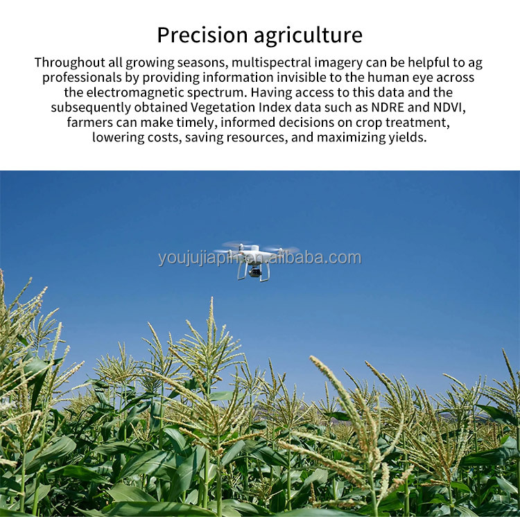 P4 Multispectral Phantom 4 Multispectral a high-precision drone for agriculture missions environmental monitoring etc