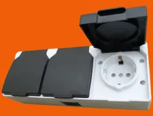 IP54 Schuko Socket Outlet with Grounding 250V