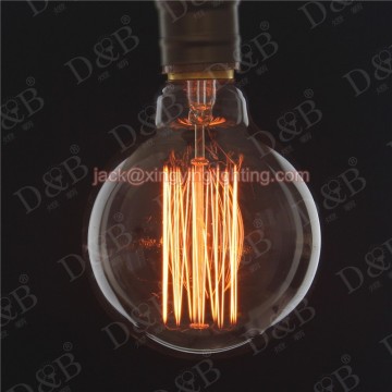 G30 Light bulb 220v G95 edison bulbs 40w, classic edison light bulb 220v