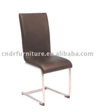 dining chair with brown leahter