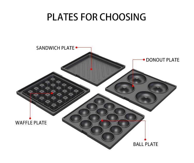 waffle maker plates
