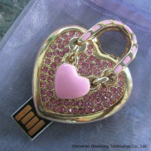 Jewelry USB Flash Drive with Heart Shape