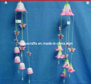 Beautiful Flowers Ceramic Wind Bell
