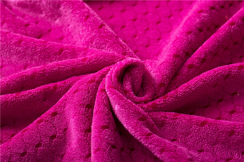 gestrickte gebundene Rollen 100 Polyester Coral Fleece-Gewebe