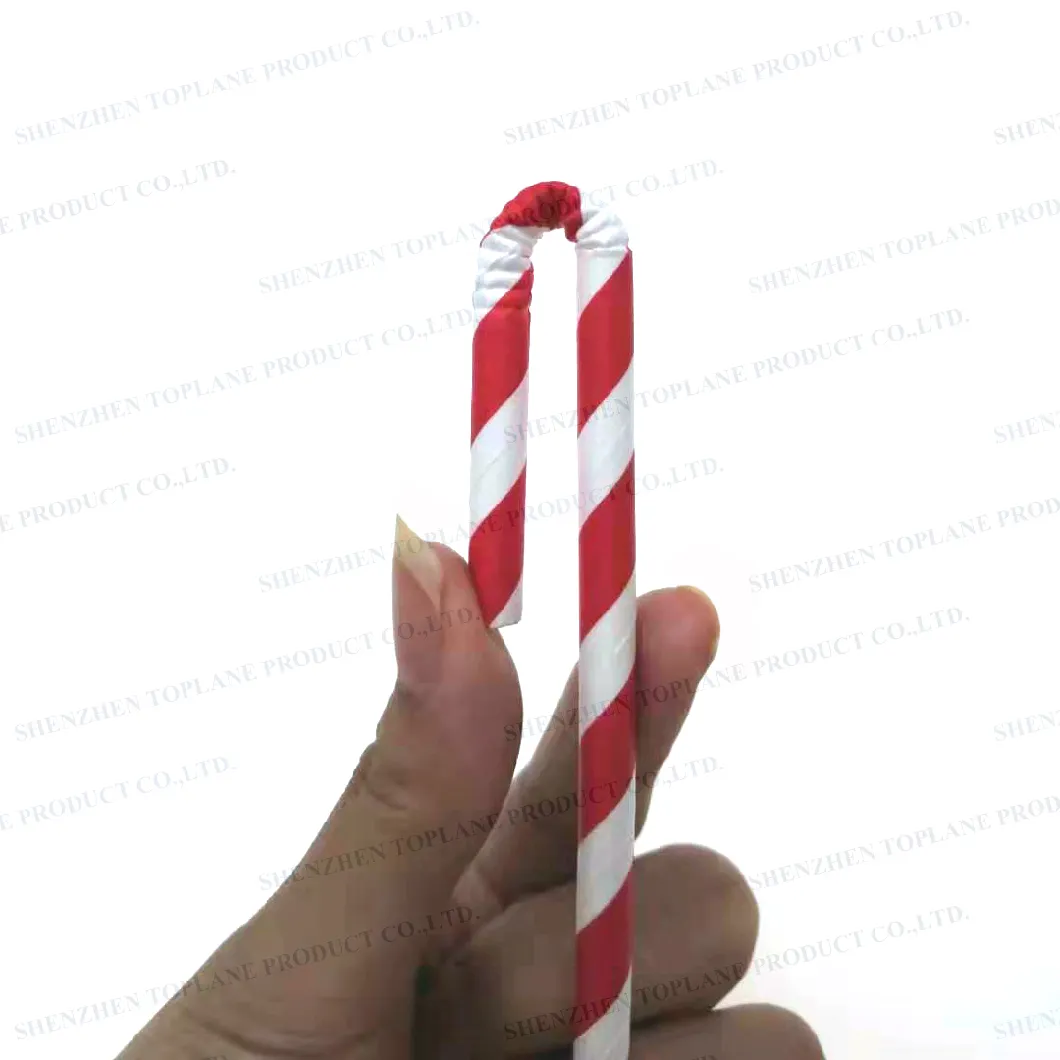 Environment Friendly Straws Flexible Biodegradable Paper Drinking Straws