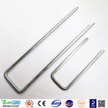 Galvanized U pin Garden Sod Staple U Shape pegs for weed mat