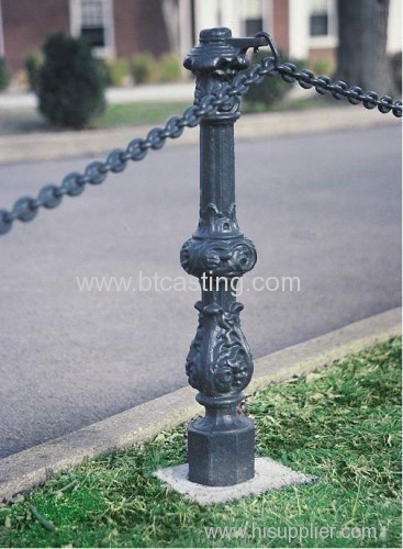 Casting Cast Iron Traffic Safe Road Bollard Made In China 