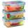 PLASTIC LID GLASS STORAGE CONTAINER LUNCH BOX