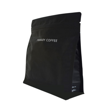 Custom White Tin Tie Coffee Bags With Logo Printing