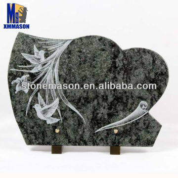 2013 European Carving gravestone with heart