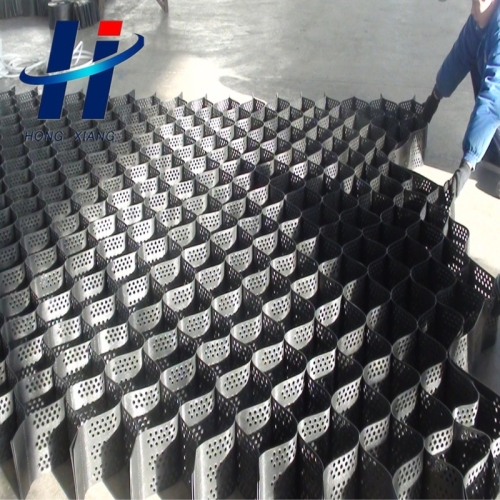 Top quality road construction using ultrasonic welding HDPE geocell