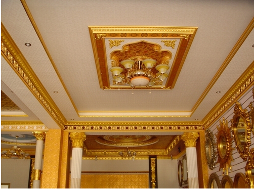 european ceiling , plastic ceiling by hand