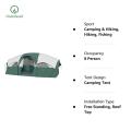 8 Person Camping Cabin Tents with Divided Curtain