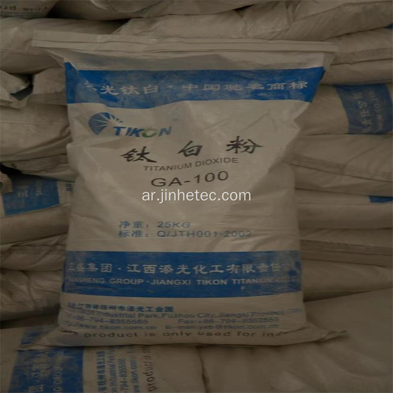 Tikon GA-100 Titanium Dioxide Anatase للطلاء الداخلي