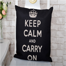 Promotional Custom Logo Creative Digital Printed Cushion Cover