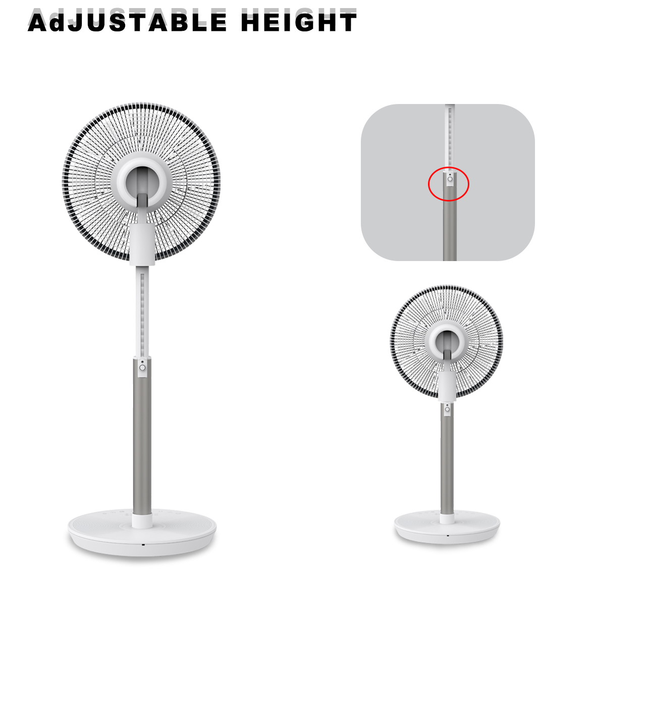 HTS-F605A Circulator Fan adjustable height HTS-F605A Circulator Fan adjustable height