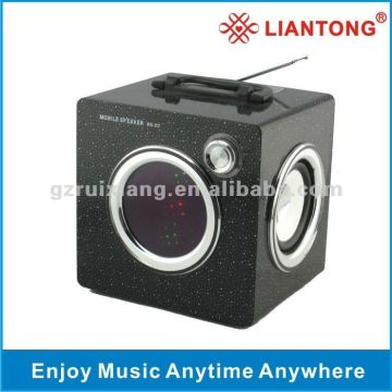 Card reader wood usb speaker rx-26