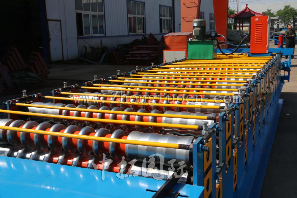 Double Layer Roof Sheet Roll Forming Machine