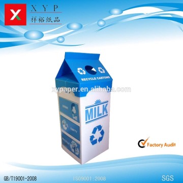 Customized milk carton box