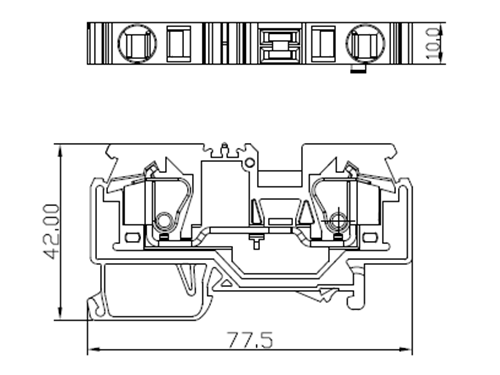 Cage Clamp Wire Spring Terminal Blocks