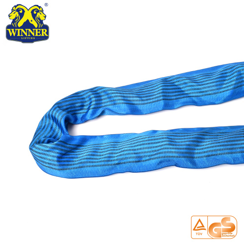 8Ton Yüksek Kalite Yumuşak Sonsuz Polyester Yuvarlak Sling