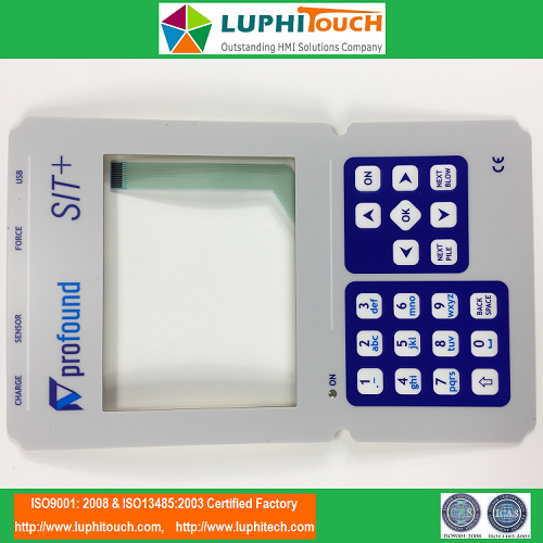 Pile Integrity Testing Device Waterproof Membrane Keypad