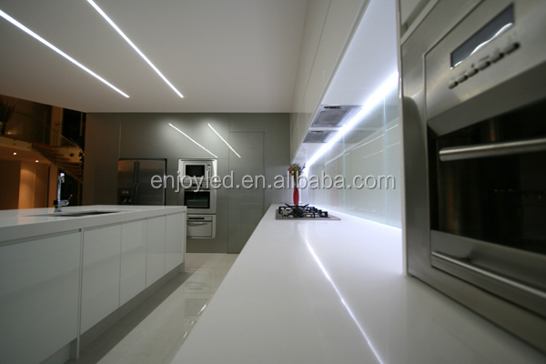 Trimless LED profiles, anodized silver alu profile, led corner channel for strips light