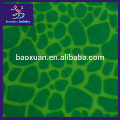 100%polyester micro fleece printed fleece