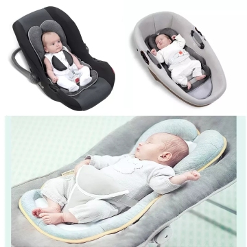 Baby Crib Bed Nest Newborn Stereotypes Pillow Travel Portable Infant Cradle Cot Sleeping Positioning Pad 0-12 Months