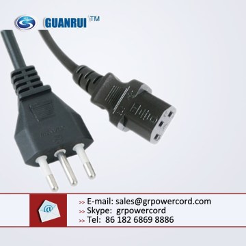 Chile standard Plug, Chile ac power cord, Chile power lead,Chile power cord