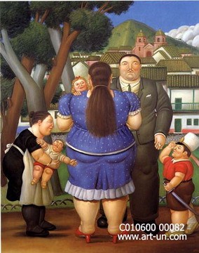 reproduction Botero painting