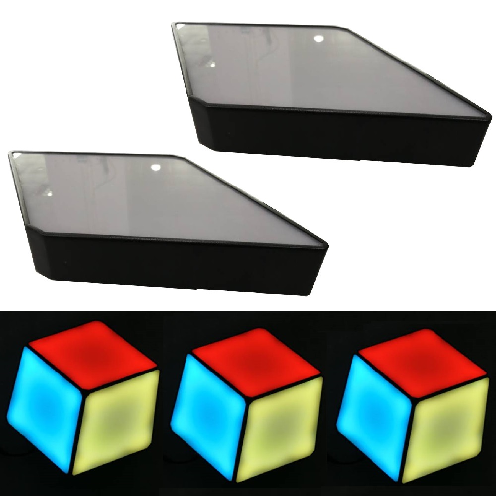 Faarweg LED Rhombus Liicht Digital Diamond Panel