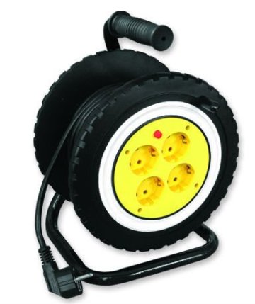 European type extension cable reel