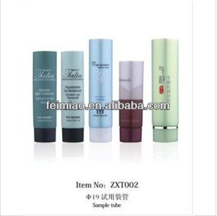 plastic cosmetic packing tube