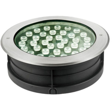 LEDER Lampe à encastrer à LED de forme ronde noire 36W