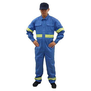 reflective safety overalls